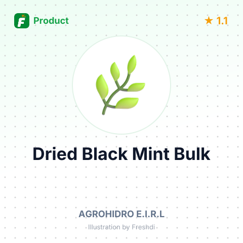Dried Black Mint – summary card, no photo uploaded yet