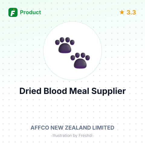 Dried Blood Meal (Raw Material for Animal Feed) – summary card, no photo uploaded yet