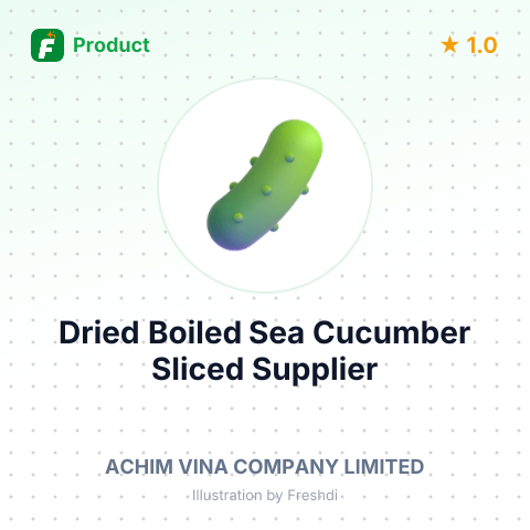 Dried Boiled Sea Cucumber, Sliced – summary card, no photo uploaded yet