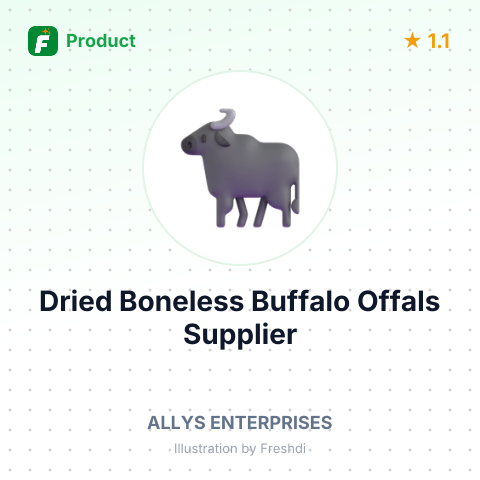 Dried Boneless Buffalo Offals – summary card, no photo uploaded yet
