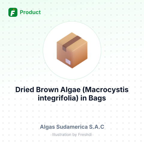 Dried Brown Algae (Macrocystis integrifolia) in Bags – summary card, no photo uploaded yet