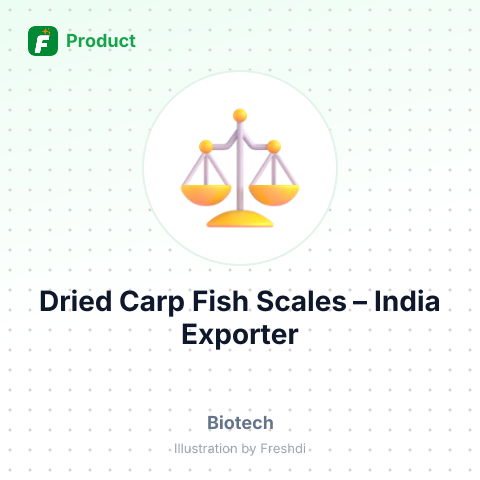 Dried Carp Fish Scales – summary card, no photo uploaded yet