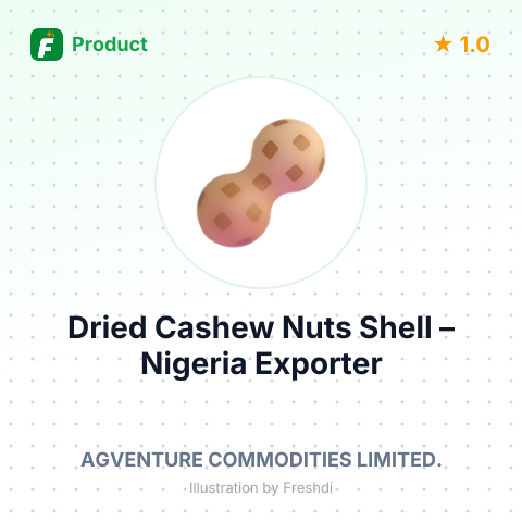 Dried Cashew Nuts Shell – summary card, no photo uploaded yet