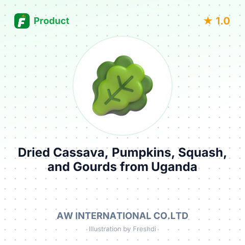 Dried Cassava, Pumpkins, Squash, and Gourds – summary card, no photo uploaded yet