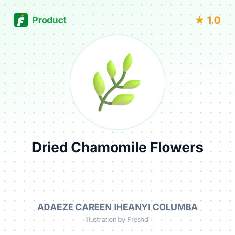 Dried Chamomile Flowers – summary card, no photo uploaded yet