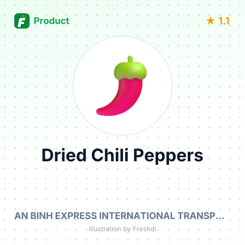 Dried Chili Peppers – summary card, no photo uploaded yet