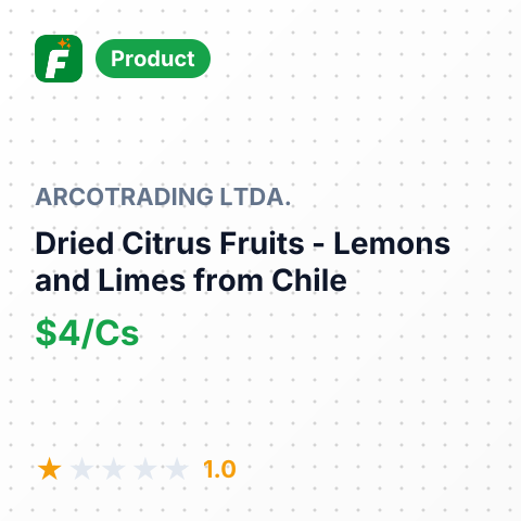 Dried Citrus Fruits - Lemons and Limes – summary card, no photo uploaded yet
