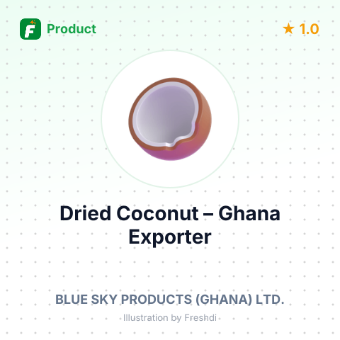 Dried Coconut – summary card, no photo uploaded yet