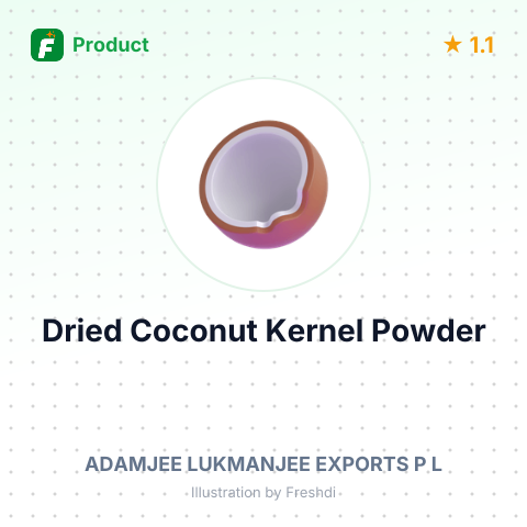 Dried Coconut Kernel Powder – summary card, no photo uploaded yet