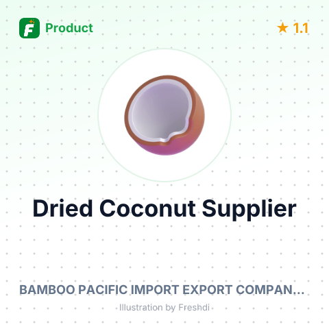 Dried Coconut – summary card, no photo uploaded yet