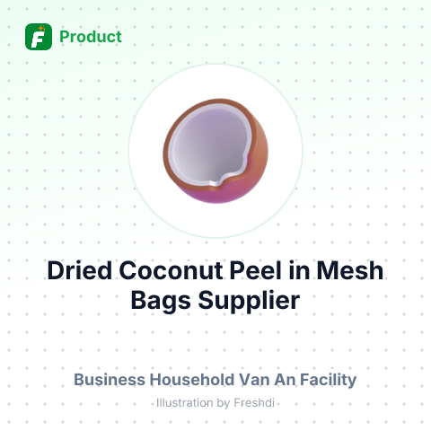 Dried Coconut Peel in Mesh Bags – summary card, no photo uploaded yet