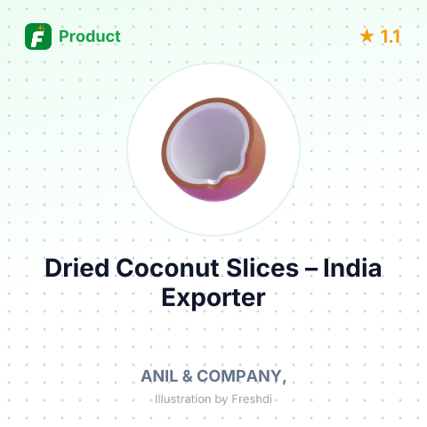 Dried Coconut Slices – summary card, no photo uploaded yet