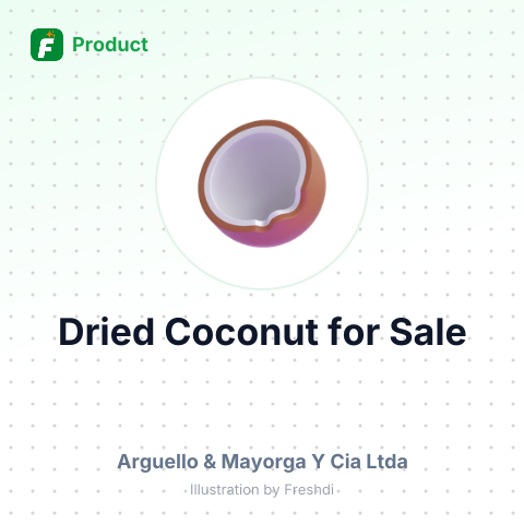 Dried Coconut – summary card, no photo uploaded yet