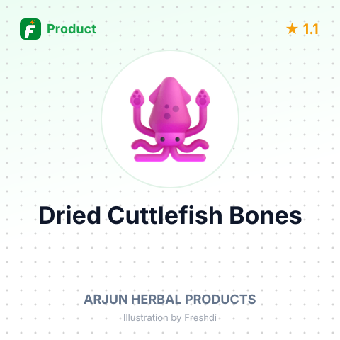 Dried Cuttlefish Bones – summary card, no photo uploaded yet