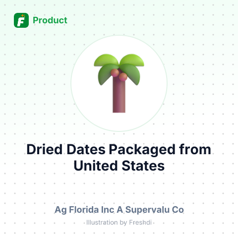 Dried Dates Packaged – summary card, no photo uploaded yet