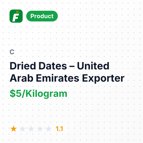 Dried Dates – summary card, no photo uploaded yet