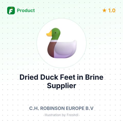 Dried Duck Feet in Brine – summary card, no photo uploaded yet