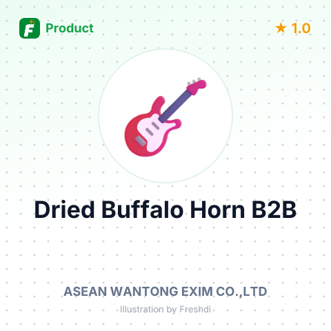 Dried Farmed Buffalo Horn – summary card, no photo uploaded yet