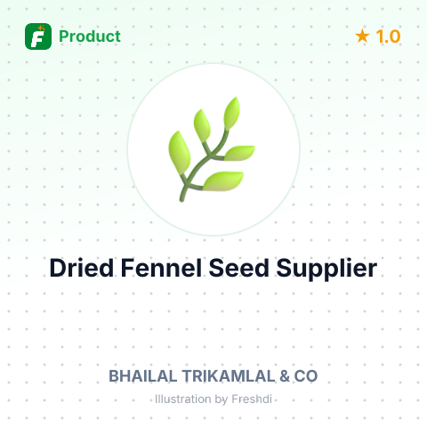 Dried Fennel Seed – summary card, no photo uploaded yet