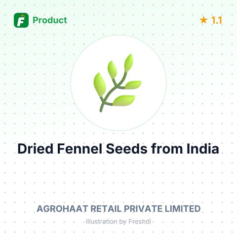 Dried Fennel Seeds – summary card, no photo uploaded yet