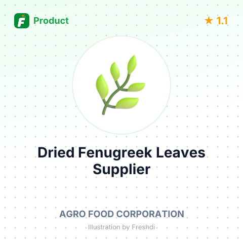 Dried Fenugreek Leaves – summary card, no photo uploaded yet