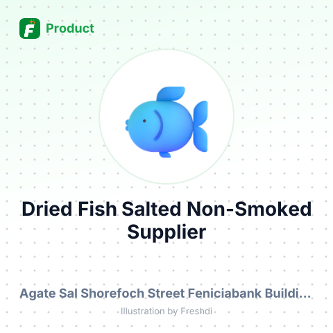 Dried Fish, Salted, Non-Smoked – summary card, no photo uploaded yet