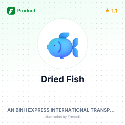Dried Fish – summary card, no photo uploaded yet