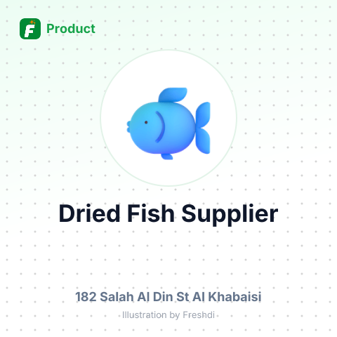 Dried Fish – summary card, no photo uploaded yet