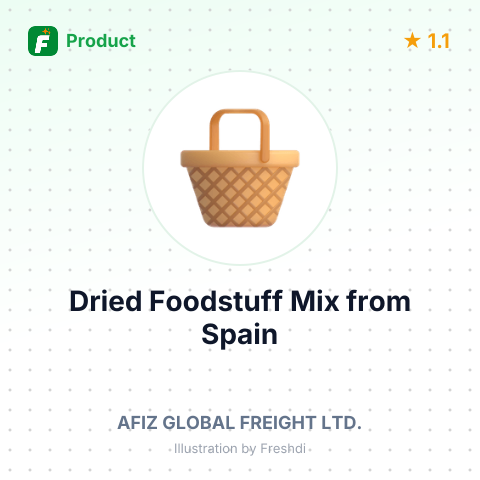 Dried Foodstuff Mix – summary card, no photo uploaded yet