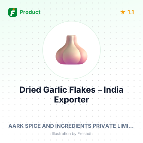 Dried Garlic Flakes – summary card, no photo uploaded yet