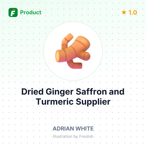 Dried Ginger, Saffron, and Turmeric – summary card, no photo uploaded yet