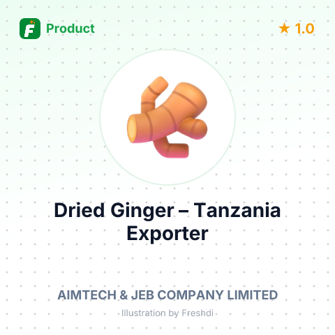 Dried Ginger – summary card, no photo uploaded yet