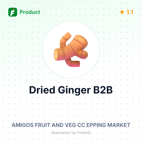 Dried Ginger – summary card, no photo uploaded yet