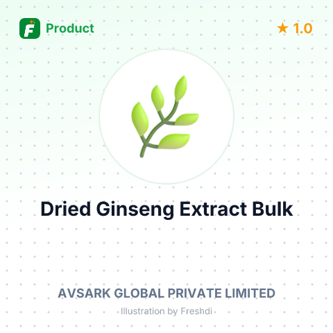 Dried Ginseng Extract (HING) – summary card, no photo uploaded yet