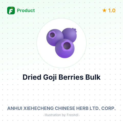Dried Goji Berries (Lycium chinense) – summary card, no photo uploaded yet