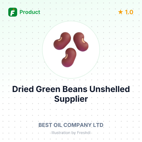 Dried Green Beans, Unshelled (Vigna radiata) – summary card, no photo uploaded yet
