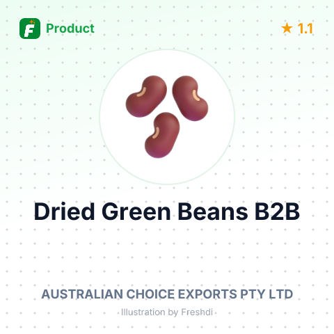 Dried Green Beans, Unshelled – summary card, no photo uploaded yet