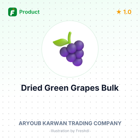 Dried Green Grapes – summary card, no photo uploaded yet