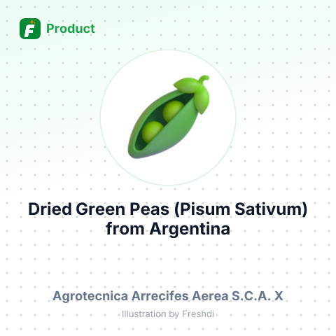 Dried Green Peas (Pisum Sativum) – summary card, no photo uploaded yet