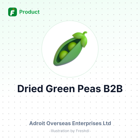 Dried Green Peas – product summary card, no photo uploaded yet