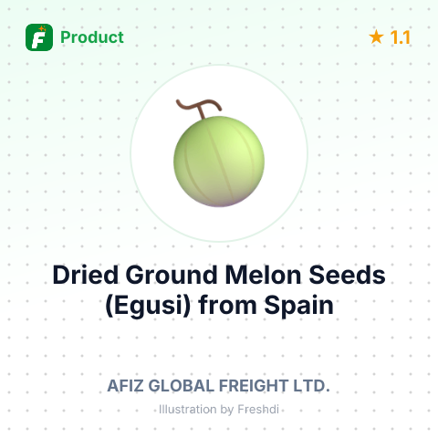 Dried Ground Melon Seeds (Egusi) – summary card, no photo uploaded yet