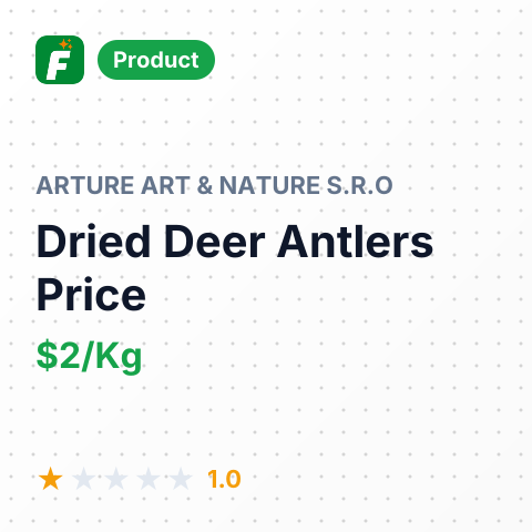 Dried Hard Red Deer Antlers – summary card, no photo uploaded yet