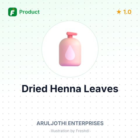 Dried Henna Leaves – summary card, no photo uploaded yet