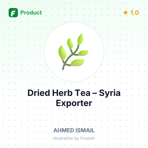 Dried Herb Tea – summary card, no photo uploaded yet