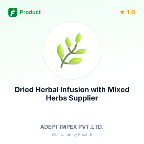 Dried Herbal Infusion with Mixed Herbs – summary card, no photo uploaded yet