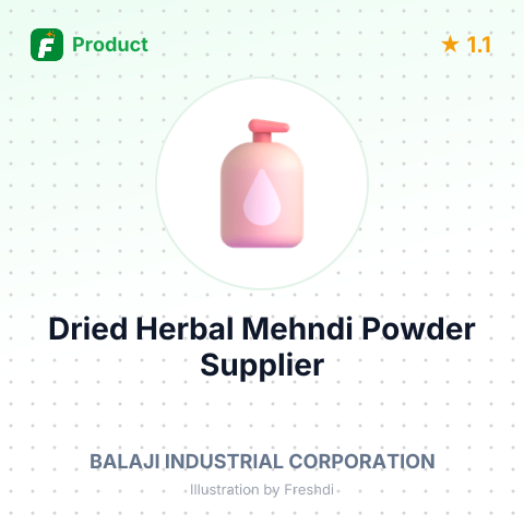 Dried Herbal Mehndi Powder – summary card, no photo uploaded yet