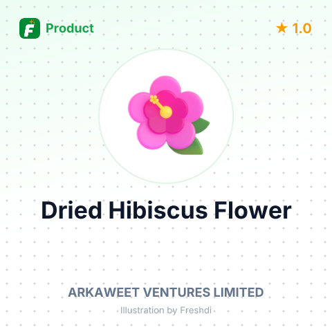 Dried Hibiscus Flower – summary card, no photo uploaded yet