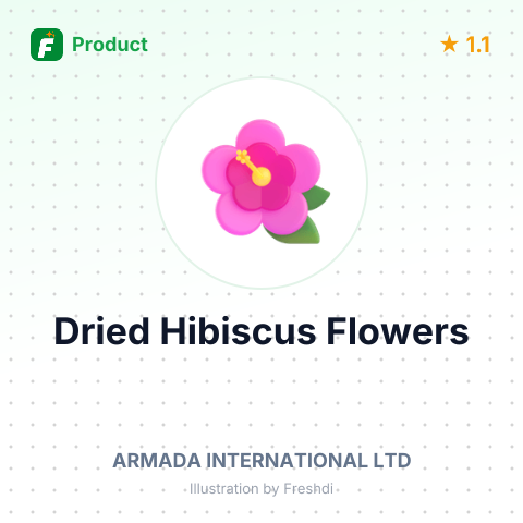 Dried Hibiscus Flowers – summary card, no photo uploaded yet