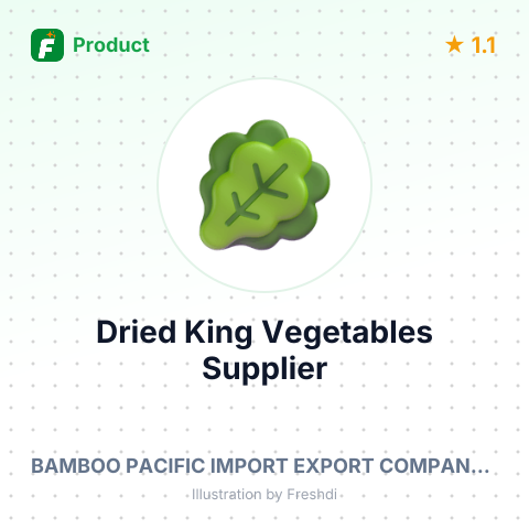Dried King Vegetables – summary card, no photo uploaded yet