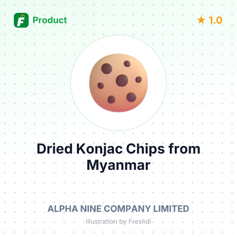 Dried Konjac Chips – summary card, no photo uploaded yet